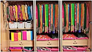 Saree Organization /Saree Closet Organization/Wardrobe Organise / How To Organize Saree