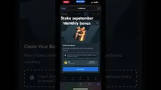 Stake september monthly bonus