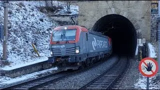 BAHNVERKEHR SEMMERINGBAHN HST. WOLFSBERGKOGEL 23.1.2020