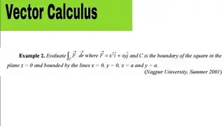 Vector Calculus square integration problem 