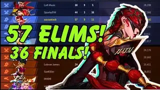 RANK 1 FEMALE BLACK WIDOW DROPS 57 ELIMS & 36 FINALS!