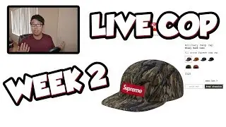 EASIEST LIVE COP EVER!?! (SUPREME FW18 WEEK 2 MANUAL LIVE CHECKOUT)