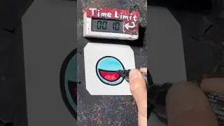 【ASMR】Drawing EasyFace(GeometryDash) in 40 Sec