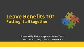 2026 HR Insights: Leave Benefits 101 - Putting it all together