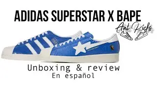 Adidas Superstar x BAPE Unboxing & Review en espa&ntilde;ol