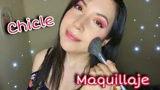 ASMR Maquillándome y Masticando Chicle (Parte 2/2) | ASMR Doing my Makeup & Gum Chewing | ASMRメイクアップ