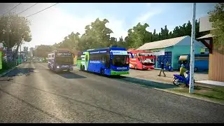 ETS2 Volvo Shell Sleeper Bus | Malang Map Mod | Ultimate Driving Experience | Intrcity Bus Driving