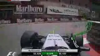 Kimi's great pole in Monaco 2005