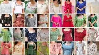 New Model Square Neck Design Ideas for Kurti/Blouse/Top 2024