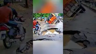 Why Indian Roads Are Full of Potholes? | Killer Indian Roads | Bilal Kirmani | #shorts