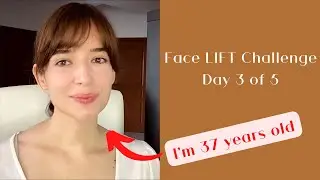 Younger Face with massage and stretch - DAY 3 Challenge