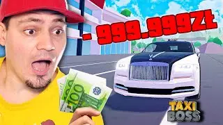 🚕 TAX&Oacute;WKA ROLCE ROYCE ZA 1.000.000 PLN! | Roblox Taxi Boss