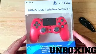 PlayStation 4 Dualshock Controller - Magma Red  Unboxing In 2020