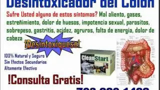 Dexintoxicador del Colon para el Mal Alilento Estrenimiento Mala Digestion Cleanstart
