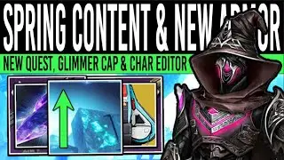 Destiny 2: INSANE ARMOR & CONTENT REVEALED! Weekly PURSUIT, Glimmer Cap, Character Editor & Moments
