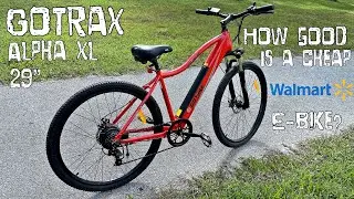 Gotrax Alpha XL - E-Bike - How Good is a Cheap Walmart Electric Bicycle?