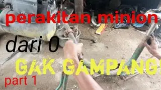 MERAKIT||MINION BIKE DARI NOL