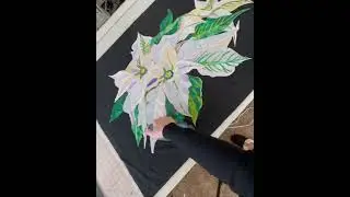 Adding to my Poinsettia Pattern by Melinda Bula