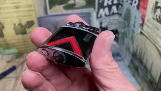 Vintage MasterCraft Automatic Petrol Lighter Inverted &ldquo;V&rdquo; Design QUALITY Made In JAPAN