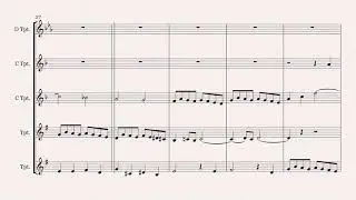 The Art of Fugue BWV 1080 CONTRAPUNCTUS IX Trumpet Quintet Transcription
