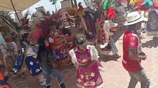 Danza de concheros del principe San Miguel en las peñitas Santana ixtlahuaca✨👣