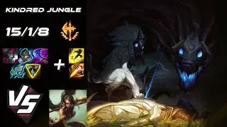 JUNGLE Kindred vs Nidalee - NA Challenger Patch 14.23