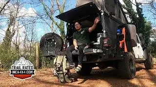inca4x4 spare tire tailgage overland bag install vid