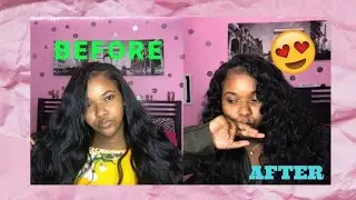 How I Curl Cheap Synthetic Body Wave Hair 🤤😍