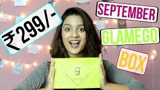 UNBOXING SEPTEMBER GLAMEGO BOX - CHEAPEST MONTHLY SUBSCRIPTION BOX! | MegDIY