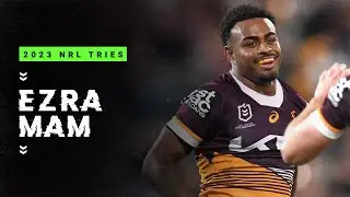 NRL Highlights | Ezra Mam's 2023 try-scoring season | NRL