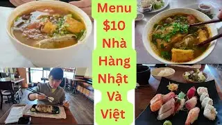 $10 Menu Đồ ăn Quán ViệNam Và Nhật #food #enjoy #vietnamesefood #japanesefood #enjoy #anuong