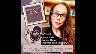 Money Monday$ presents: TMI: gen ai Tools ~ making Money ~ Informed decision making! with Ms. Vihil