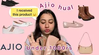 Ajio hual 🫶 👞 shoes footwear under ₹1000 #ajiohaul 