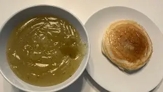 Lemon Curd Paired With Vegan Fluffy Pancakes