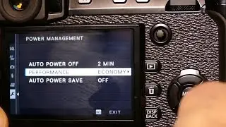 Fujifilm XPRO2 power management testing EVF/LCD  & Auto Foucs