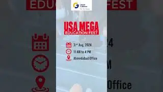 USA MEGA EDUCATION FEST 2024 | Biggest Fair of Ahmedabad | Study in the USA 2024