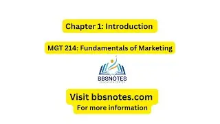 BBS 3rd Year Marketing Notes Chapter 1