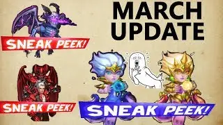 MARCH UPDATE | New Hero | New Skins - Castle Clash