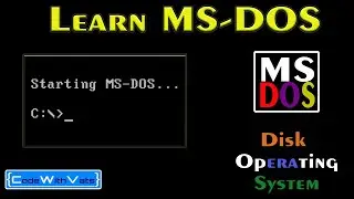 MS-DOS | Disk Operating System | Learn MS DOS | Basic knowledge of MS DOS