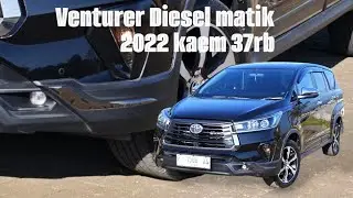 Toyota kijang Innova Reborn Venturer Diesel Automatic Kilometer 37rb Full Original luar dalam 