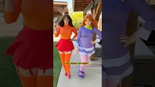 Velma is trying her best 😅 @girlsgotrhythm #scoobydoo #cosplay #velmacosplay