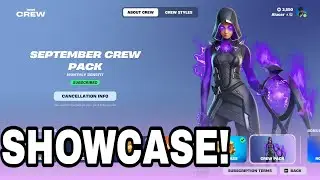 Fortnite SEPTEMBER 2025 Crew Pack Skin is HERE! 😱 (FULL SHOWCASE)