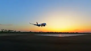 Final Approach GOL B737-700 Rwy 08 Macap&aacute; Airport-SBMQ