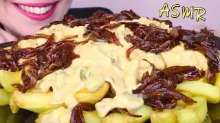 ANIMAL STYLE FRIES 🍟 (In-N-Out Copycat) | No Talking | ASMR Mukbang - 먹방 | Real Eating Sounds