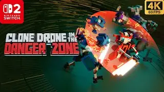 Clone Drone in the Danger Zone Gameplay on Nintendo Switch 2 - 4K Walkthrough No Commentary