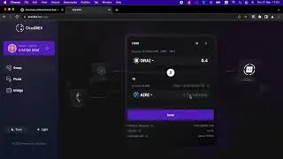 Swap between tokens on OraiDEX