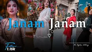 Janam Janam || Ae Inspired Xml Preset || New Alight Motion Free Preset