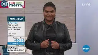 Skinnygirl Faux Leather Moto Jacket