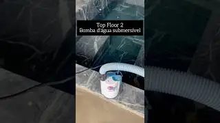 💧 A Solu&ccedil;&atilde;o R&aacute;pida para Drenagem!#piscina #bomba #engenharia #drenagem #spa