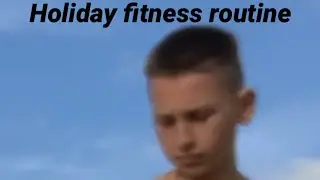Holiday fitness routine vlog
